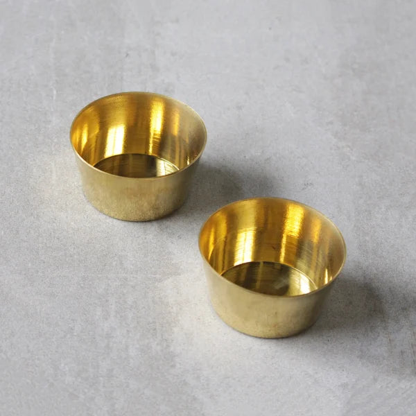 Basik Bowl XS Brass Set of 2
