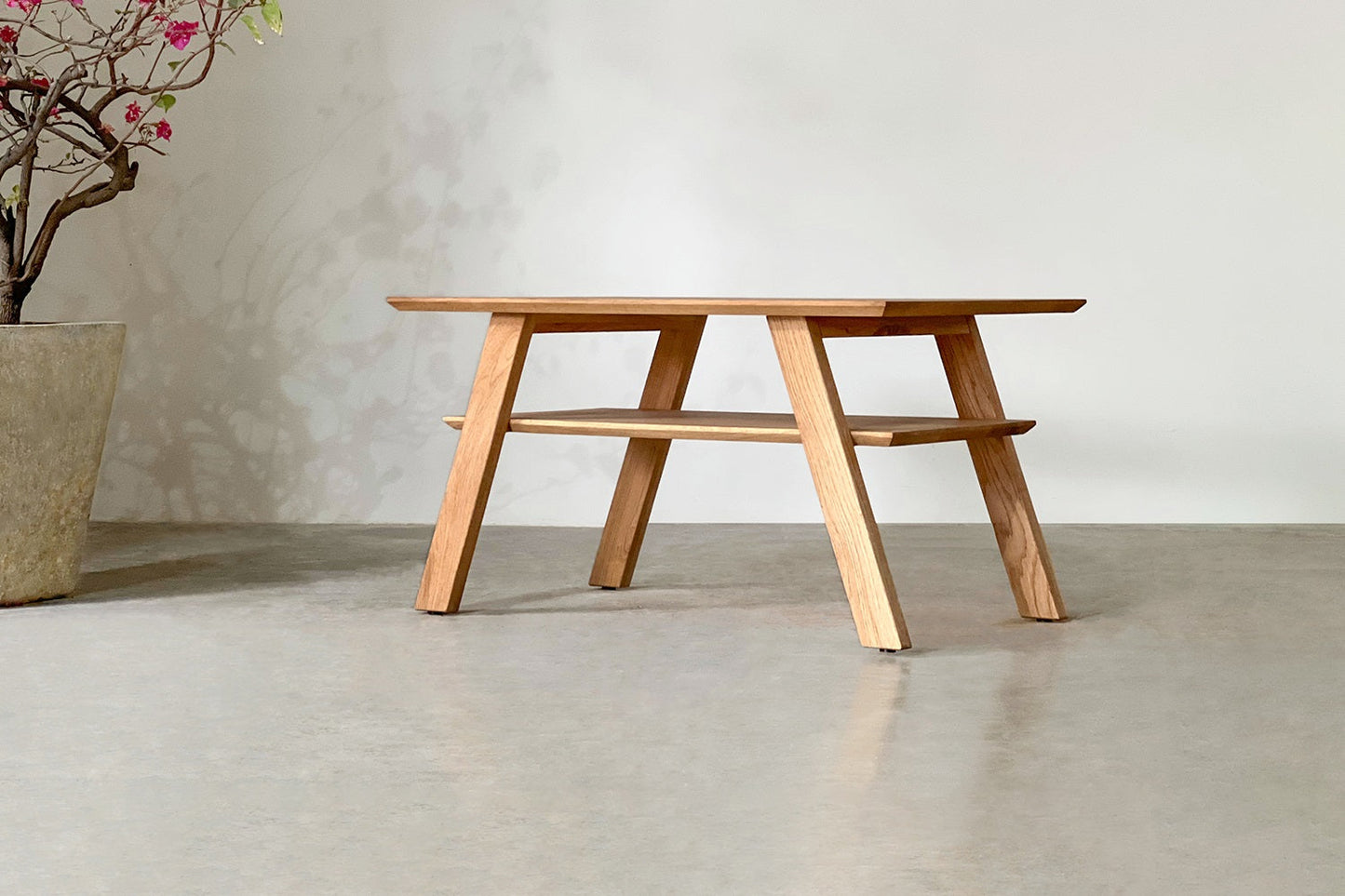 Torii Coffee Table-White Oak
