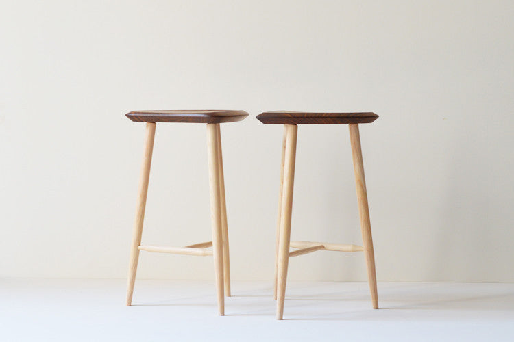 Trio Bar Stool-Rosewood
