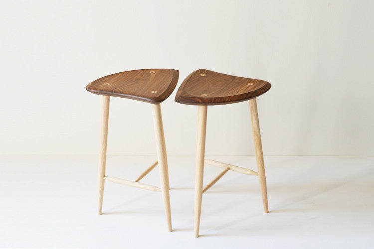 Trio Bar Stool-Rosewood
