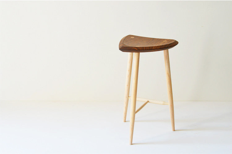 Trio Bar Stool-Rosewood