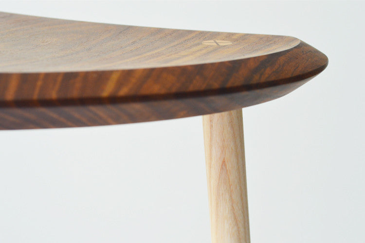 Trio Bar Stool-Rosewood