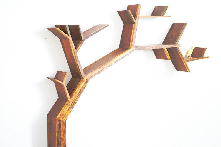 Sprig Shelving Unit-Rosewood