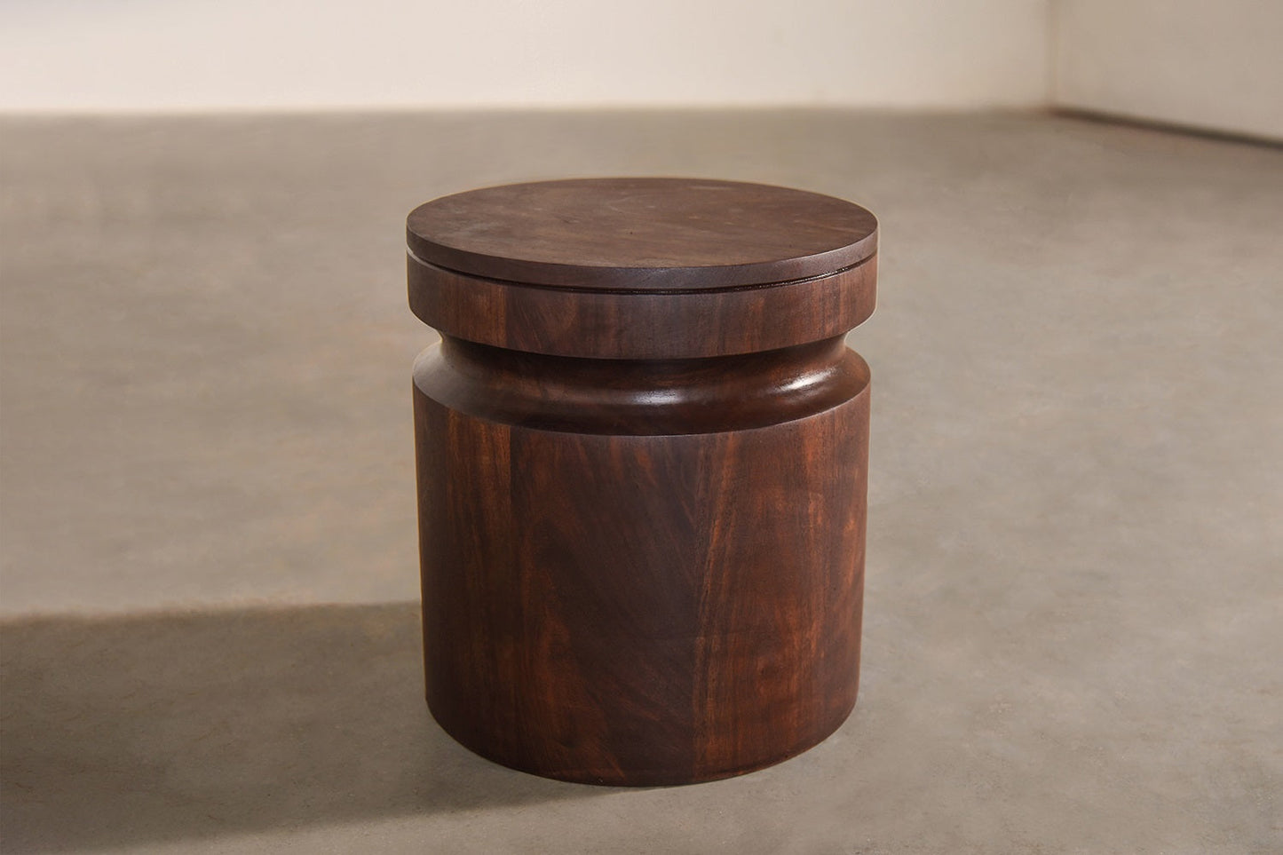 Rio Chama Side Table-Rosewood with Chocolate Oil