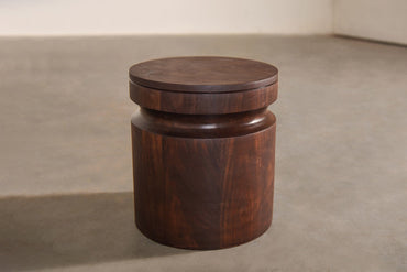 Rio Chama Side Table-Rosewood with Chocolate Oil