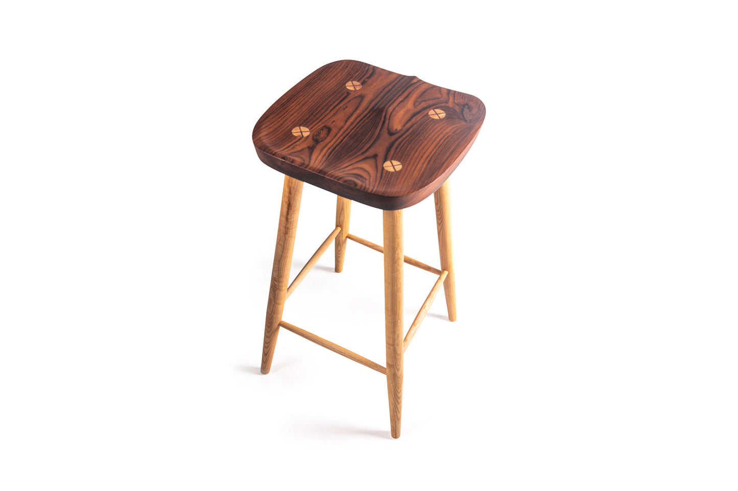 Quatro Bar Stool-Rosewood