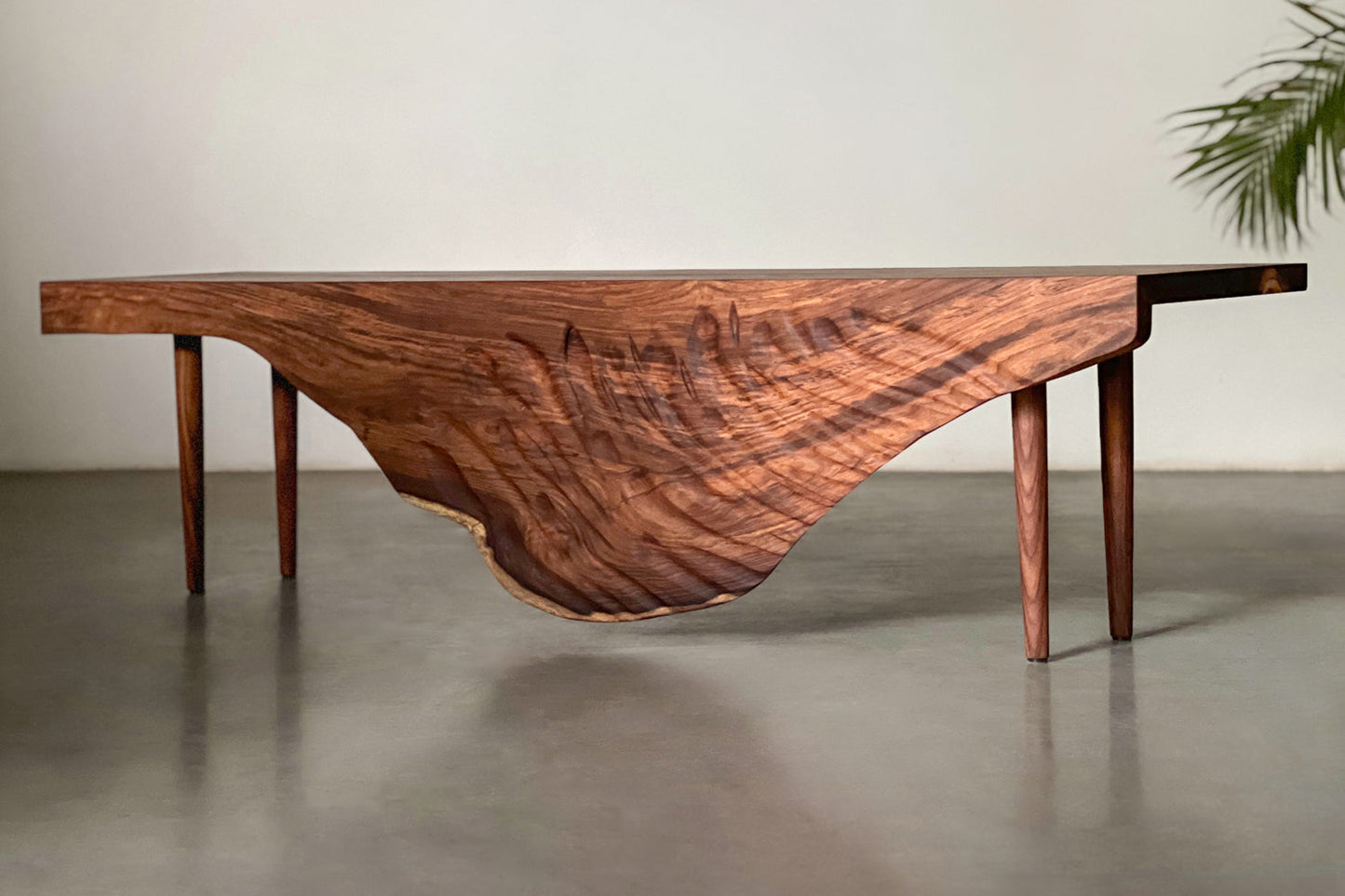 Swan Bench-Rosewood