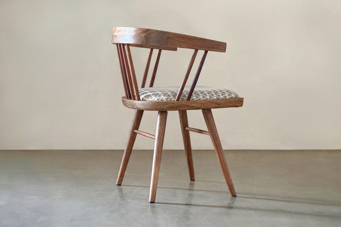 Windsor Beat Cushioned Chair-Rosewood