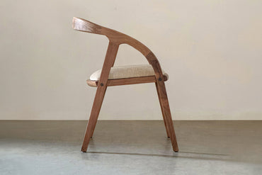 Nora Cushioned Chair-Rosewood