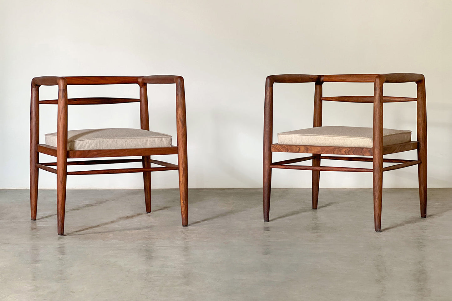 Zen Cushioned Chair-Rosewood