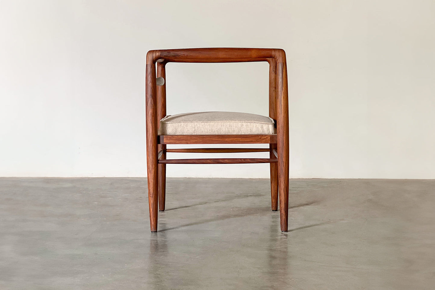 Zen Cushioned Chair-Rosewood