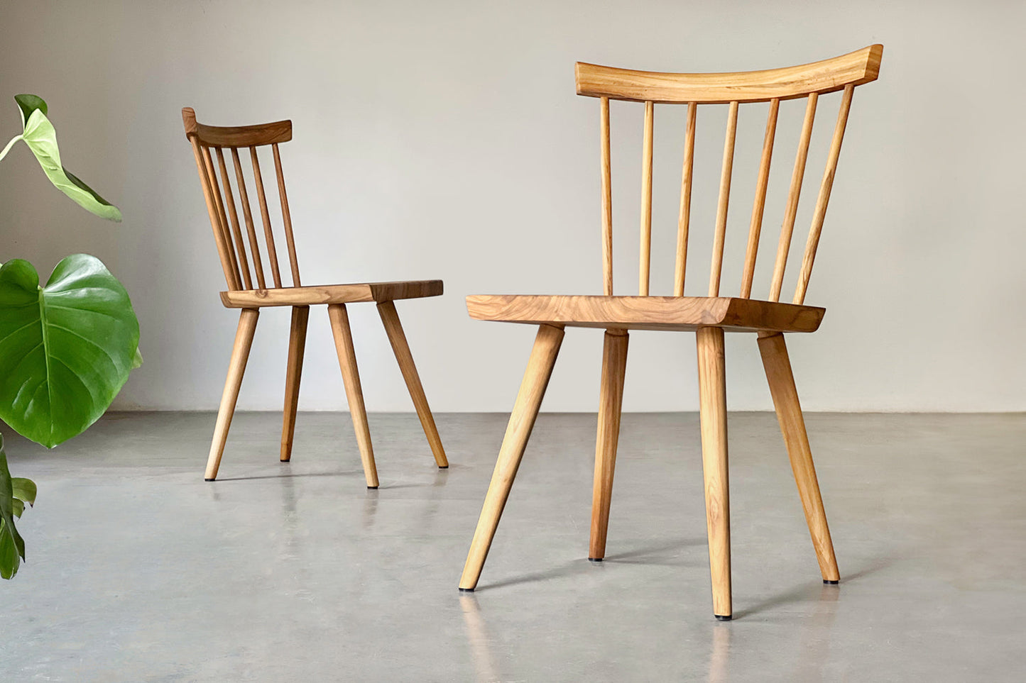 Windsor High Back Chair-Teak