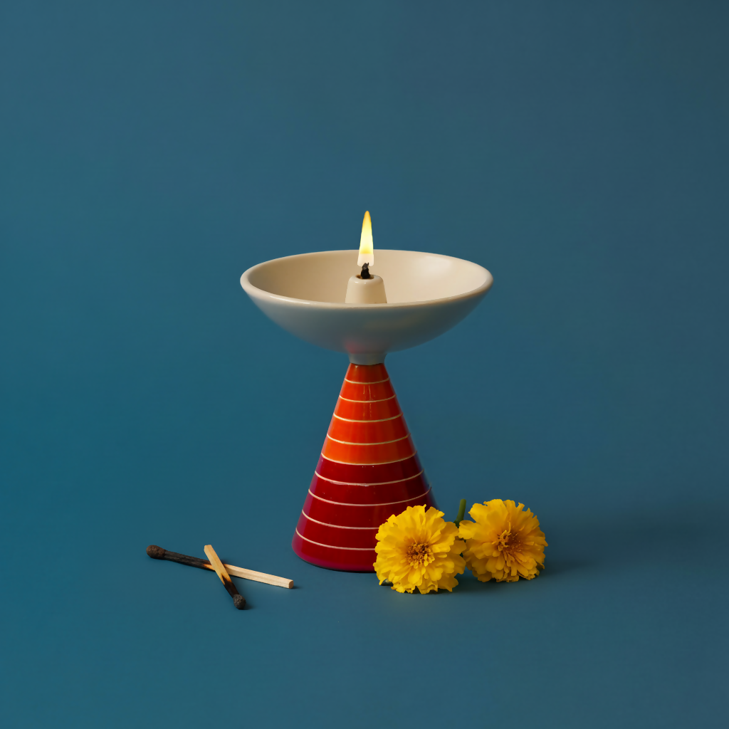 Urban Tweeter Pop - Oil Lamp in Block Red