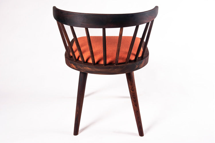 Windsor Low Back Cushioned Chair-Rosewood