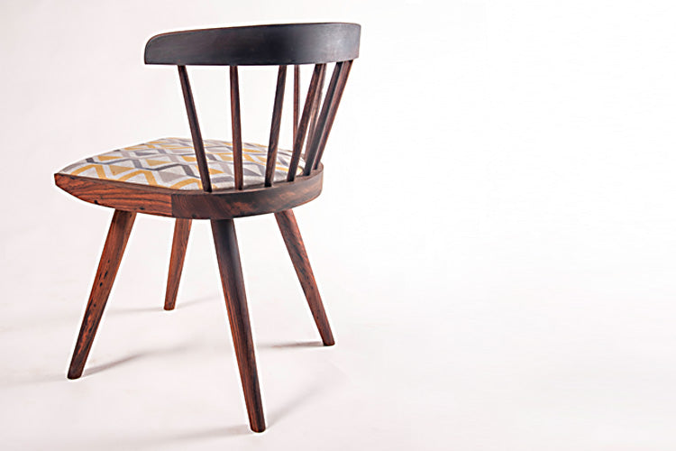Windsor Low Back Cushioned Chair-Rosewood