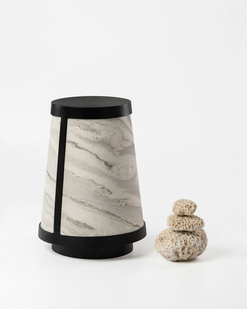 Nora Table Lamp in Zebra Marble Finish L (1)