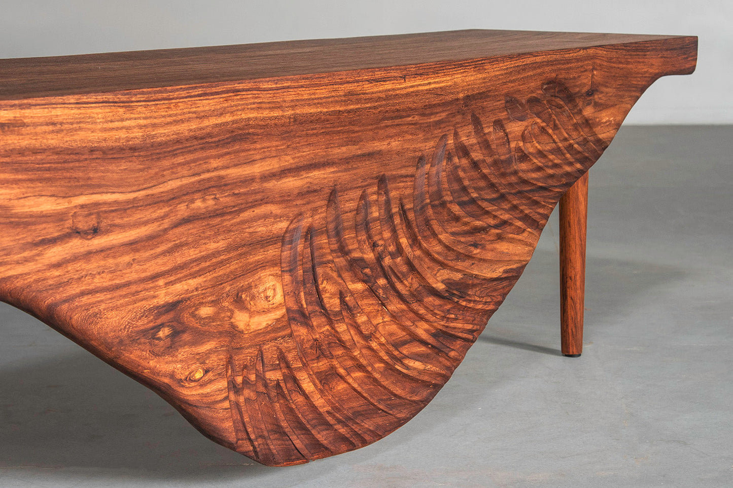 Swan Bench-Rosewood