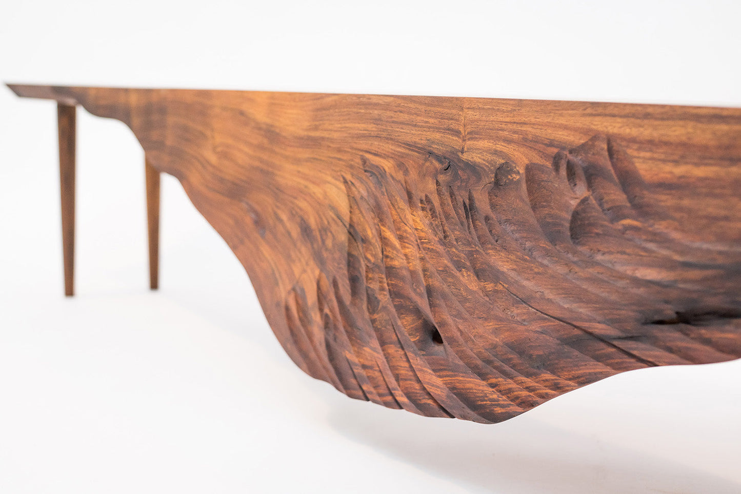 Swan Bench-Rosewood