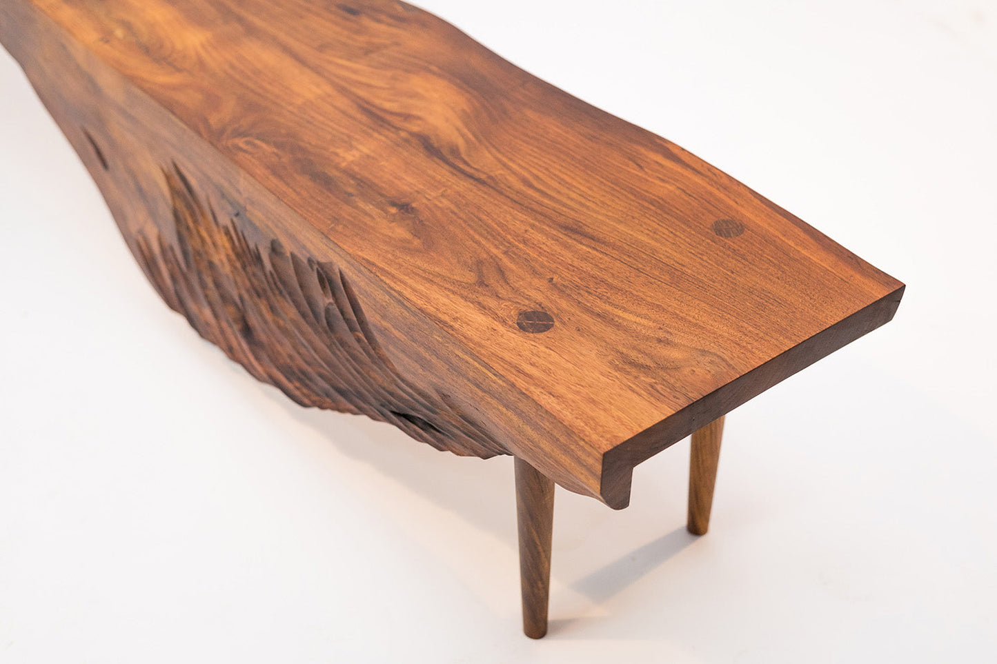 Swan Bench-Rosewood