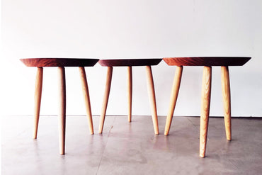 Orbit Side Table-Rosewood