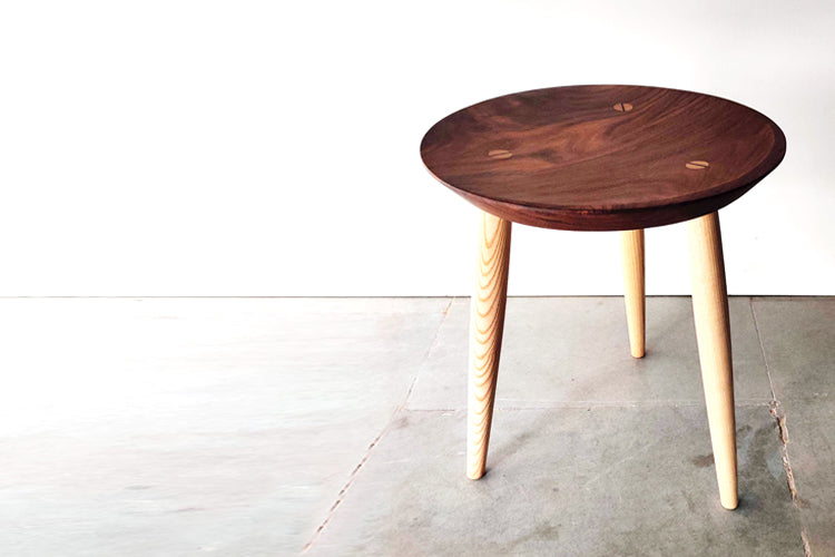 Orbit Side Table-Rosewood