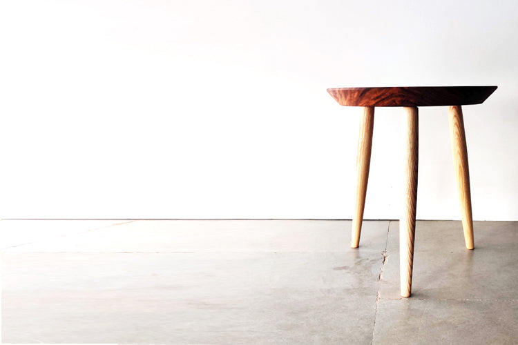 Orbit Side Table-Rosewood