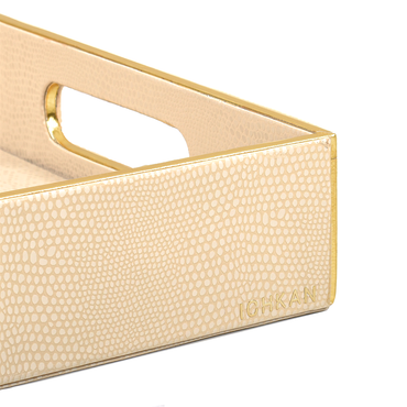 Serpentine Rectangle Tray Set of 2