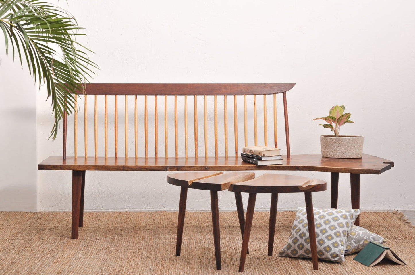 Natura Bench Grande-Rosewood