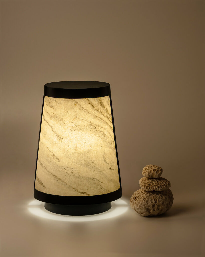 Nora Table Lamp in Zebra Marble Finish L (4)