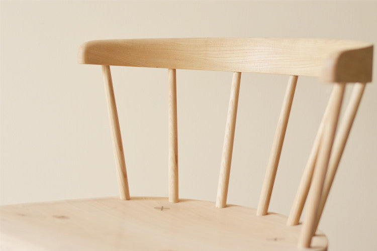 Windsor Low Back Chair-White Ash
