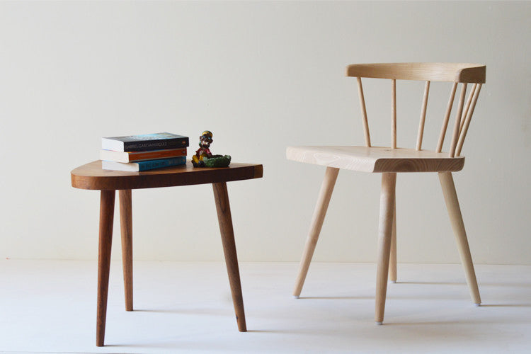 Windsor Low Back Chair-White Ash