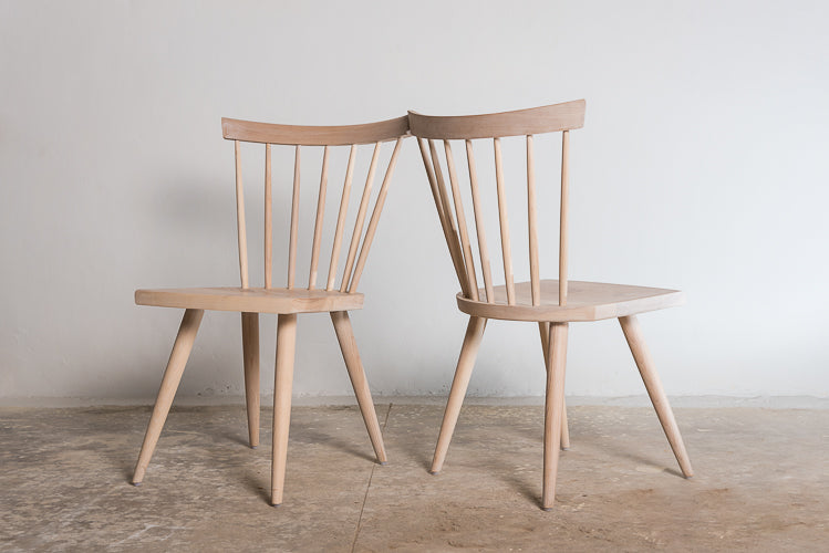 Windsor High Back Chair-White Ash