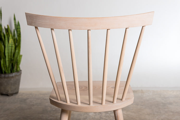 Windsor High Back Chair-White Ash