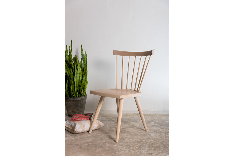 Windsor High Back Chair-White Ash