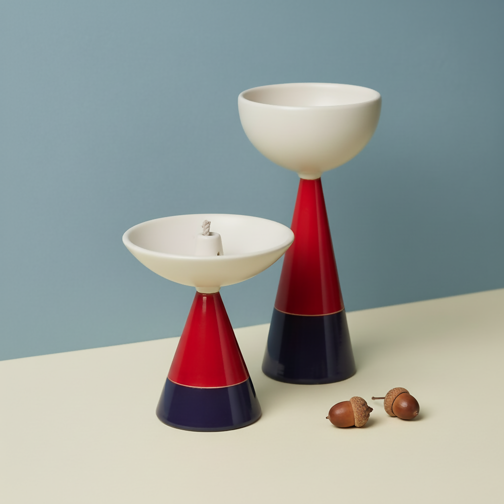 Urban Tweeter Pop - Oil Lamp in Block Red