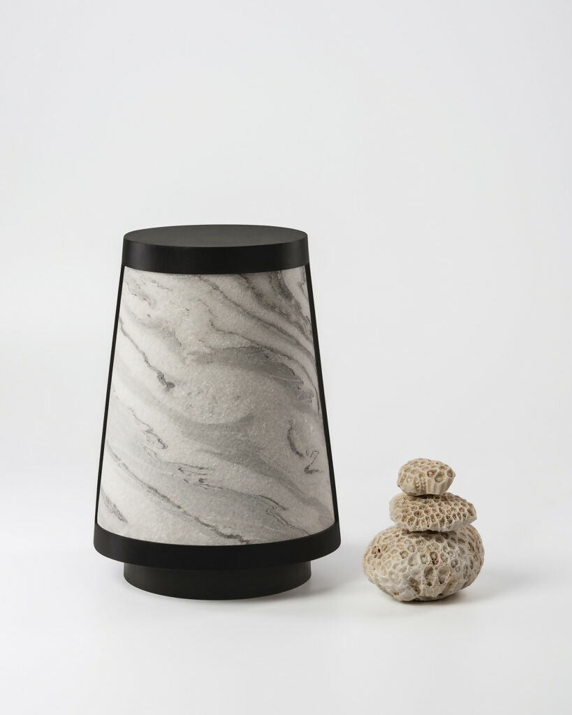 Nora Table Lamp in Zebra Marble Finish L (3)