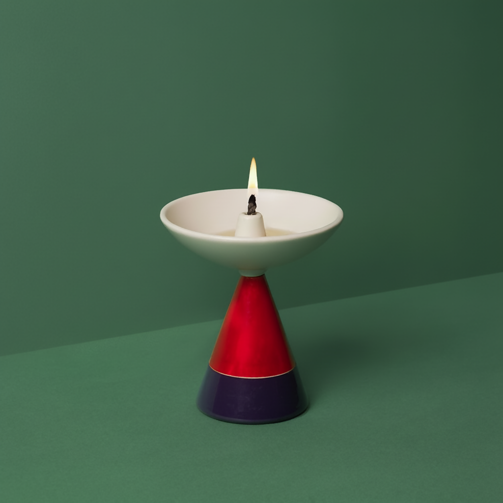 Urban Tweeter Pop - Oil Lamp in Block Red