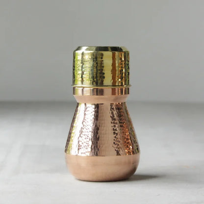 Water-Carafe Mini with Copper/Brass Glass