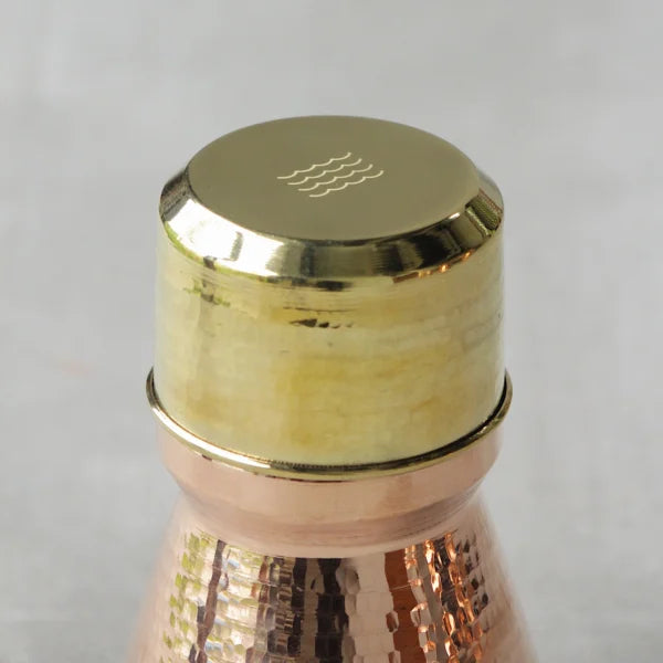 Water-Carafe Mini with Copper/Brass Glass