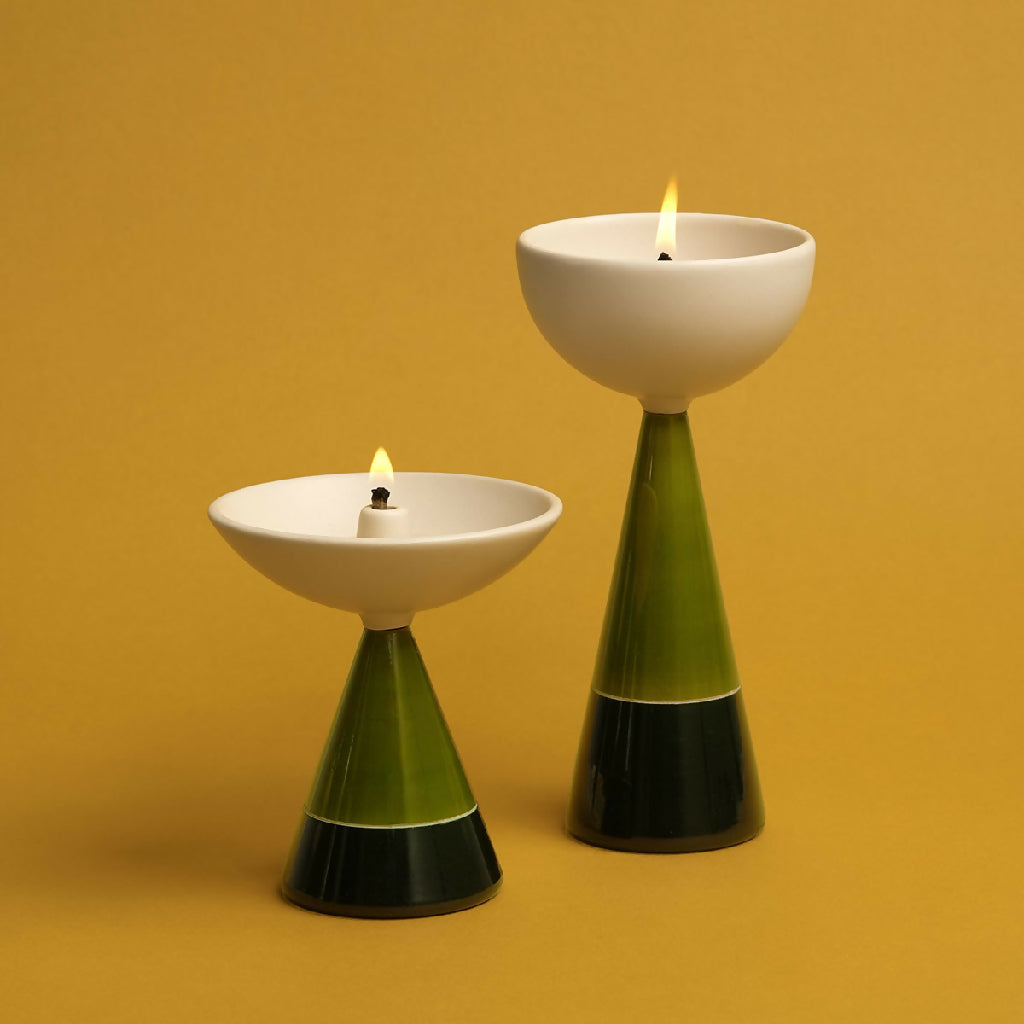 Love & Light Pop : Oil Lamps [Block Green]