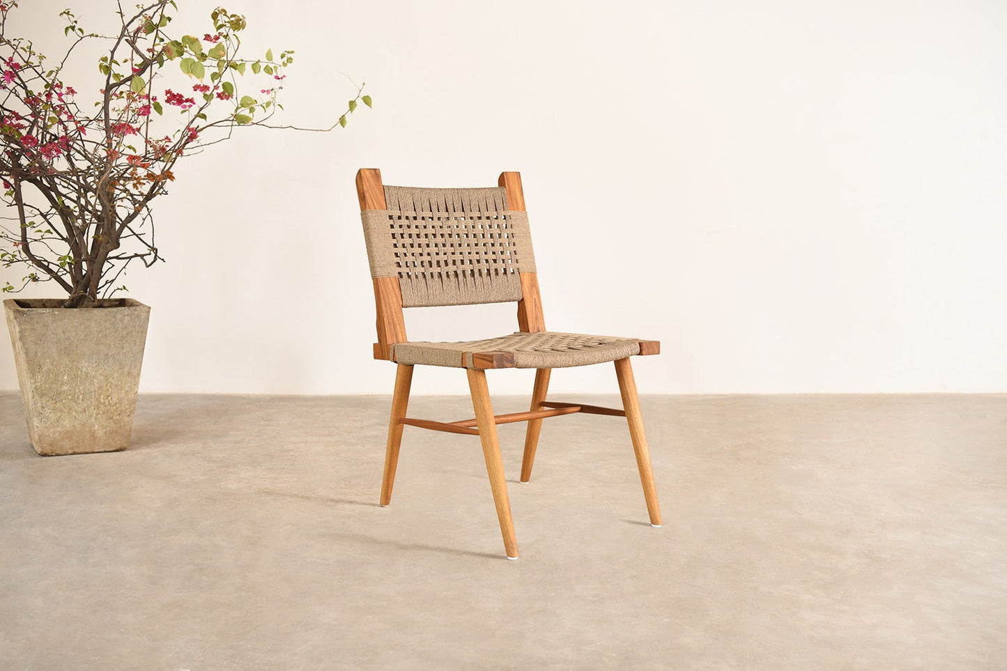 Classic Jute Chair-Teak