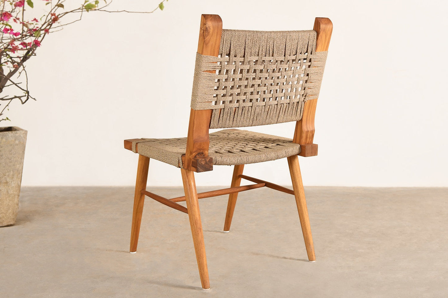 Classic Jute Chair-Teak