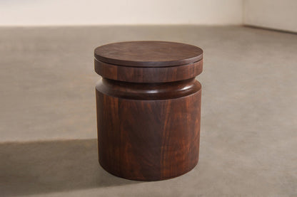 Rio Chama Side Table-Rosewood with Chocolate Oil