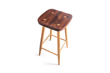 Quatro Bar Stool-Rosewood