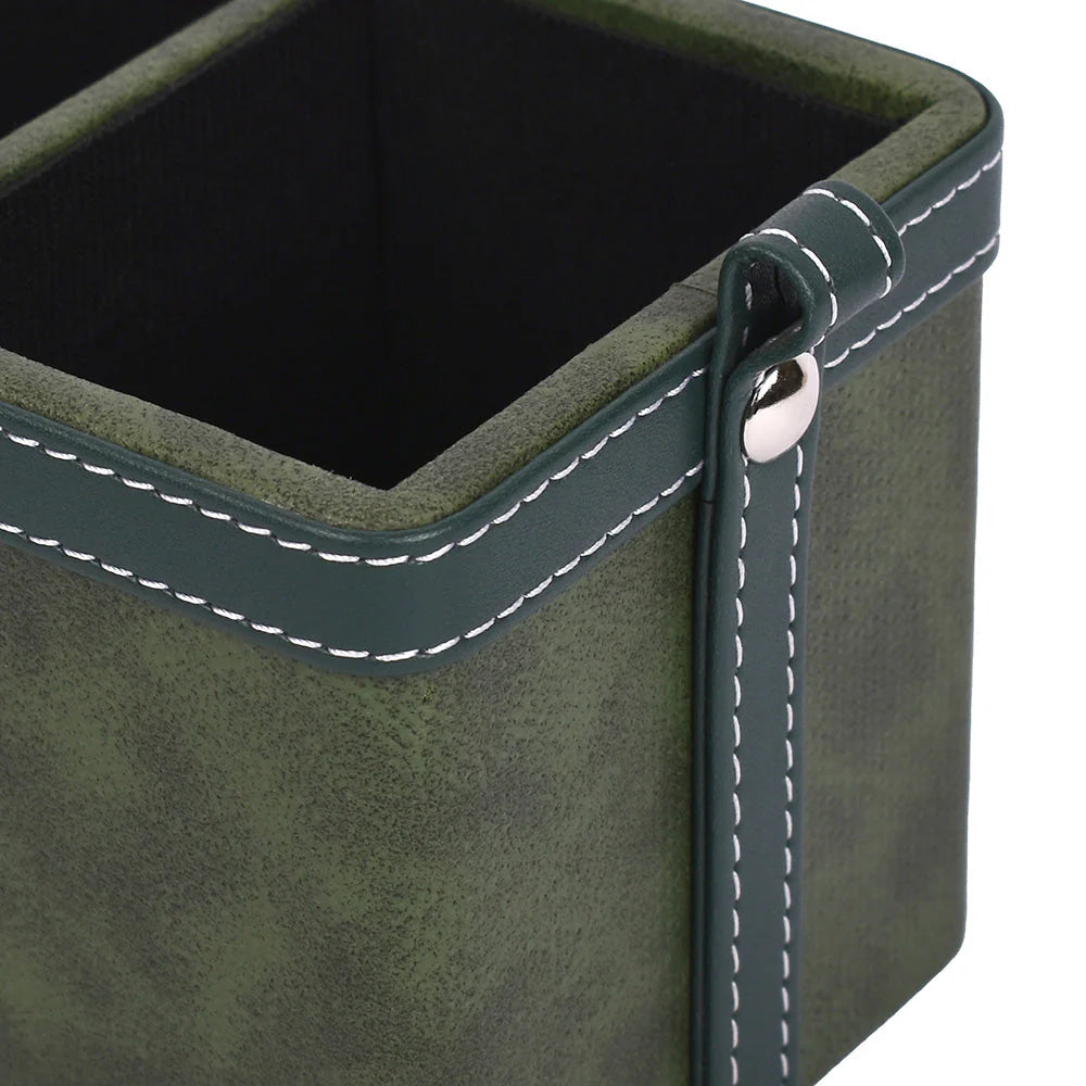Doté Leatherette Cosmetic/Stationery Holder (2 Partition)