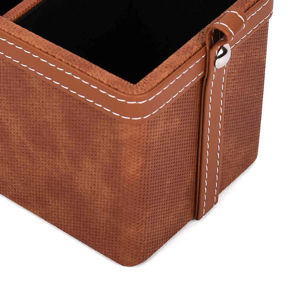 Doté Leatherette Cosmetic/Stationery Holder (2 Partition)