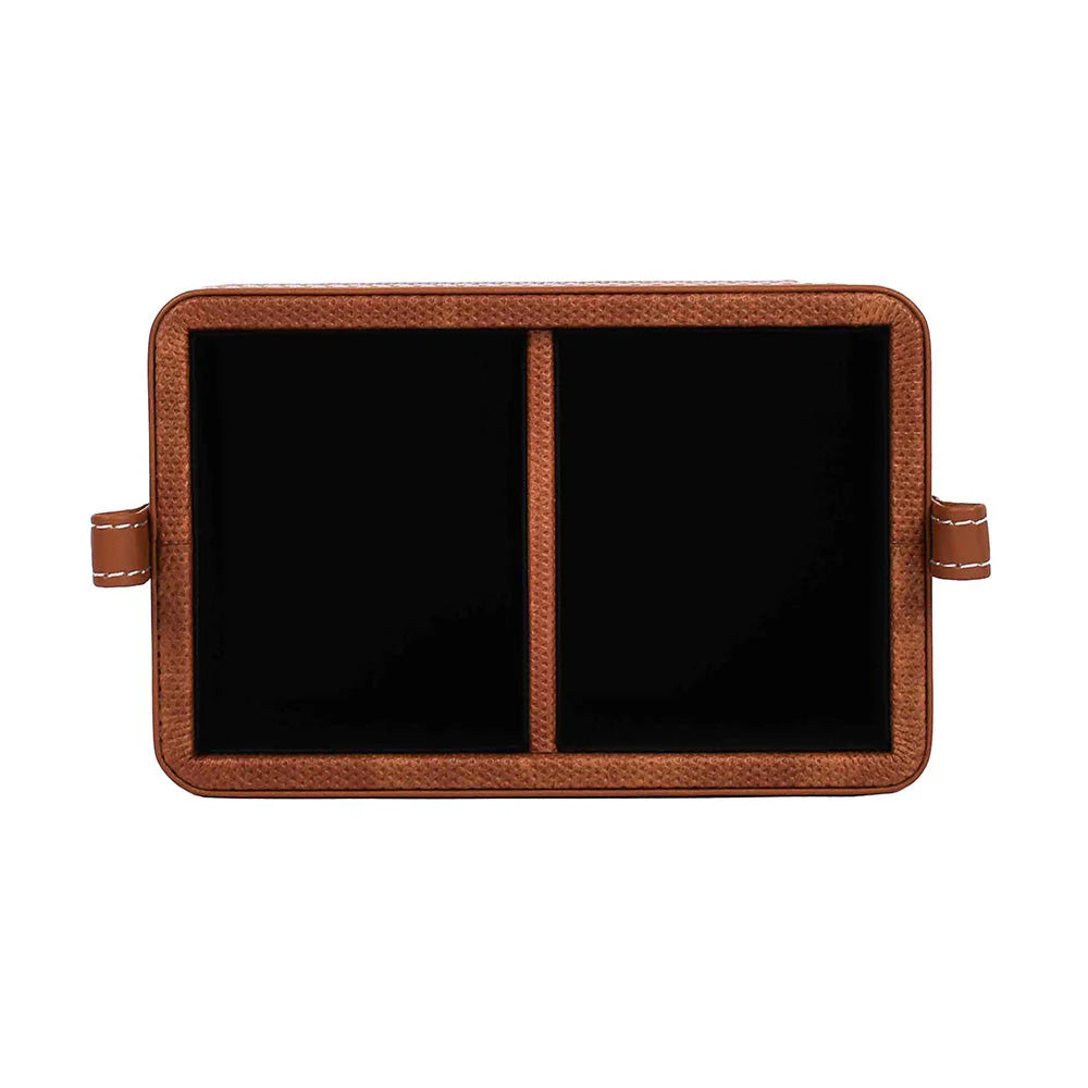 Doté Leatherette Cosmetic/Stationery Holder (2 Partition)