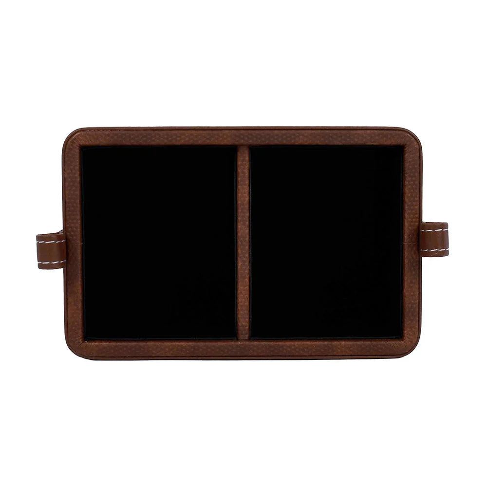 Doté Leatherette Cosmetic/Stationery Holder (2 Partition)