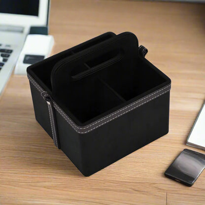 Doté Leatherette Multi-Utility Holder Organiser (4 Partition)