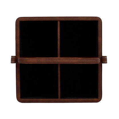 Doté Leatherette Multi-Utility Holder Organiser (4 Partition)